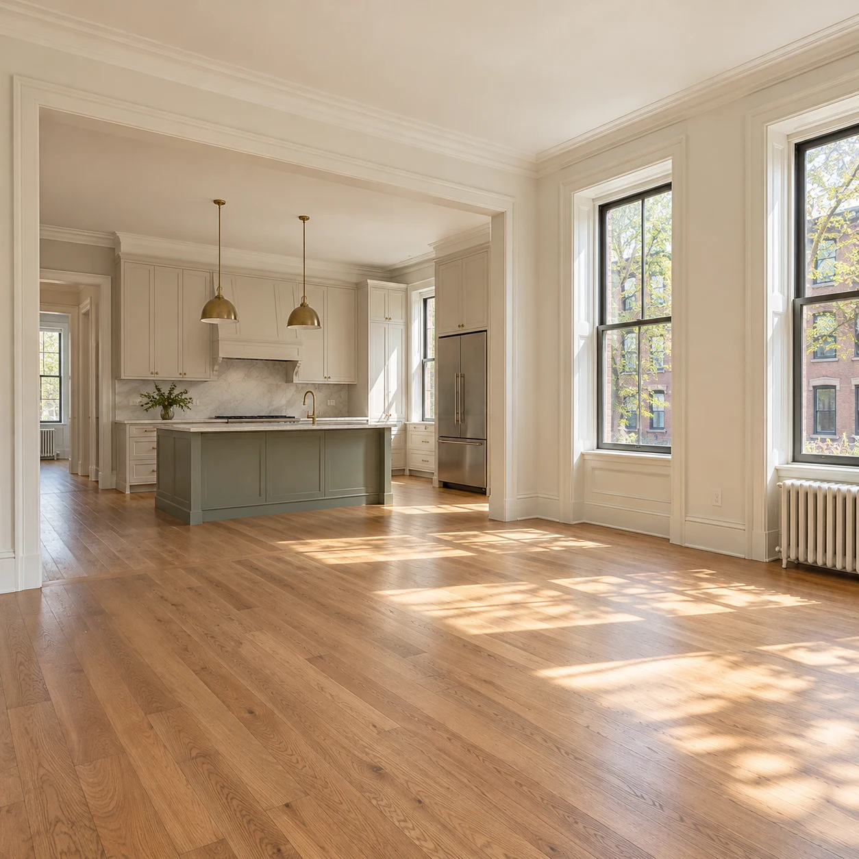 Bright Brooklyn apartment interior